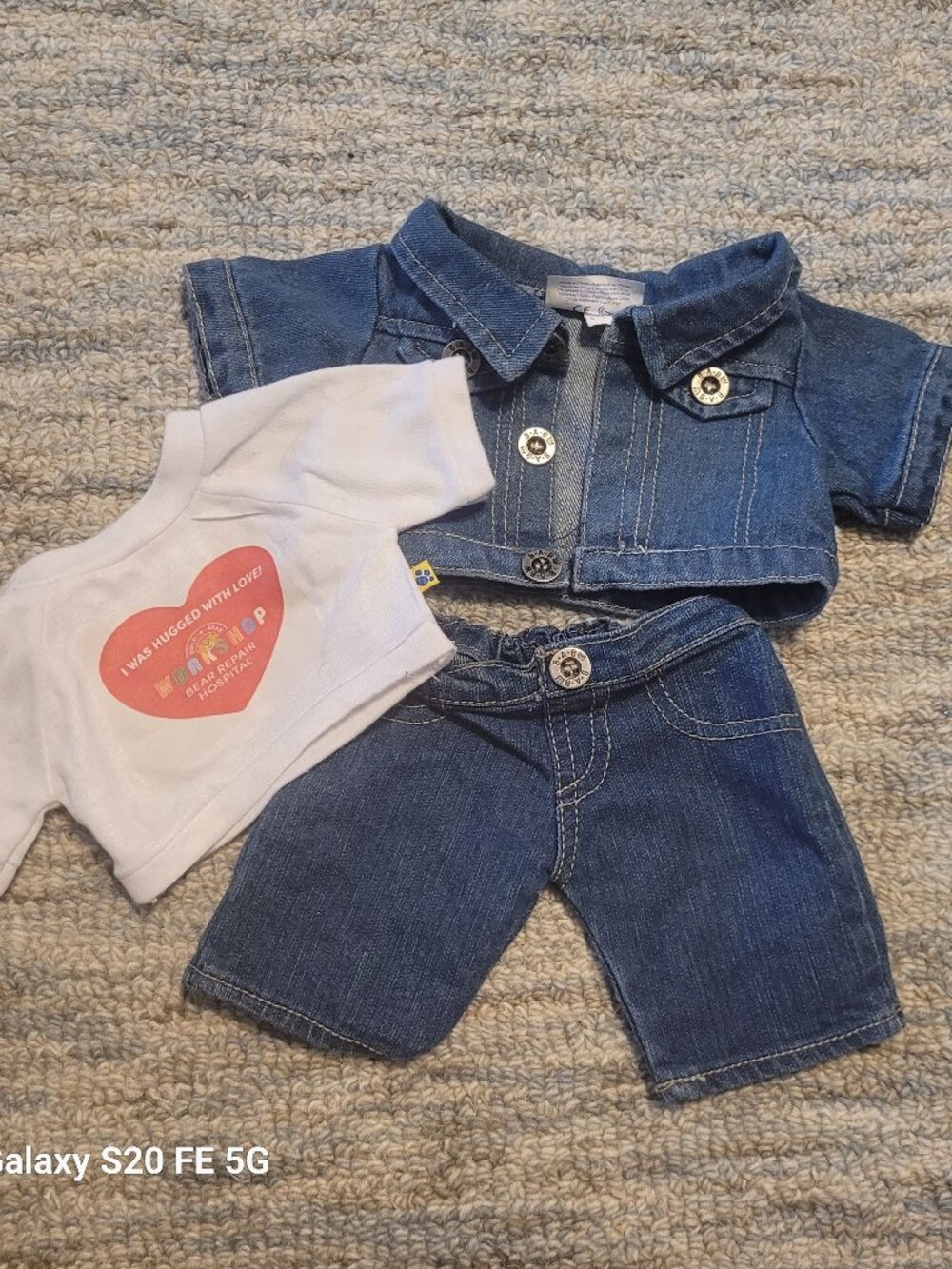 Build-A-Bear Denim Set